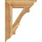 Ekena Millwork Balboa Traditional Rough Sawn Bracket w/ Offset Brace, Western Red Cedar, 8"W x 26"D x 34"H BKT0806X26X34BOA01RWR - alternate 3